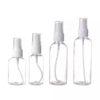 Empty Clear color 100ml sterile plastic spray bottles with fine mist spray dispenser for Medical disinfection alcohol